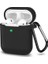 Apple Airpods 2.nesil Kılıf, Tam Koruyucu Özellikli Yumuşak Silikon Airpods Aksesuar Kılıf Apple ile Uyumlu Airpods,kadın Erkek, Anahtarlıklı Kablosuz ve Kablolu Şarj Özellikli Kılıfı, Siyah 2