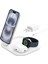 Magsafe Şarj Cihazı, Boostcharge 3'ü 1 Arada Manyetik Katlanabilir Şarj Aleti Qi2 15W - Kaymaz Tabanlı iPhone 16, 15, Apple Watch, Airpods Için Magsafe Uyumlu Hızlı Şarj, Psu Dahil - Beyaz 1