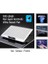 Icecoorel Alimünyum Hız Ayarlı Notebook Soğutucu 17INÇ / 7 Seviye Stand Ergonomik Stand/çift USB 2