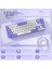 Ajazz AK680 65% Kablolu Hotswap Mekanik Oyun Klavyesi,68 Tuşlu Taşınabilir Anti-Ghosting Klavye,gökkuşağı Arkadan Aydınlatmalı Programlanabilir,eva Sandviç,ergonomik Mor Beyaz/brown Switch 3