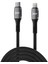 27W USB Type-C To Lightning iPhone iPad Örgülü Hızlı Şarj ve Data Kablosu 2 Metre 1