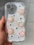 Iphone 13 ve 14 Uyumlu 3D Kabartmalı Çiçek Desenli Silikon Kılıf 1