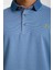 Polo Yaka Regular Fit Mavi Çizgili 5