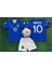 Mbappe Fransa Mavi Unisex Çocuk Futbol Forması 4'lü Set (Bileklik Çorap Hediyeli ) 2