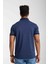 Polo Yaka Lacivert Regular Fit Çizgili 3