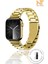 Apple Watch Seri 2/3/4/5/6/7/8/9/se/se2 38 40 41MM ve Seri 10 42MM Paslanmaz Çelik Metal Kordon 1