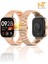 Xiaomi Redmi Watch 4 / 5 Mi Band 8 / 9 Pro Uyumlu Ayarlanabilir Paslanmaz Çelik Metal Baklalı Kordon 1