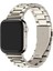Apple Watch Seri 2/3/4/5/6/7/8/9/se/se2 38 40 41MM ve Seri 10 42MM Paslanmaz Çelik Metal Kordon 2