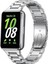 Samsung Galaxy Fit 3 Uyumlu 18MM Metal Baklalı Pim Tasarım Paslanmaz Çelik Kordon 1