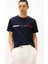 Erkek Th Yuvarlak Yaka T-Shirt - Lacivert 1