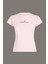 Kadın Ck Slim Script Logo T-Shirt - Pembe 1