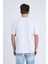 Erkek Oversize Baskılı T-Shirt Beyaz Football Helmet 5