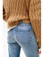 Kadın Th Solmuş Orta Bel Bootcut Jeans - Mavi 4