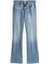 Kadın Th Solmuş Orta Bel Bootcut Jeans - Mavi 5