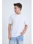 Erkek Oversize Basic T-Shirt Beyaz 2
