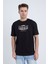 Erkek Oversize Baskılı T-Shirt Siyah Garage 4