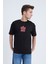 Erkek Oversize Baskılı T-Shirt Siyah We Must Sail 4