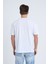 Erkek Oversize Baskılı T-Shirt Beyaz Refuse To Sink 5