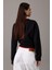 Kadın Ck Monologo French Terry Relaxed Sweatshirt - Siyah 2