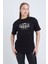 Kadın Oversize Baskılı T-Shirt Siyah Garage 2