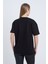 Kadın Oversize Baskılı T-Shirt Siyah Garage 5