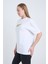 Kadın Oversize Baskılı T-Shirt Beyaz Hot Tennis 2