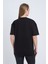 Kadın Oversize Baskılı T-Shirt Siyah Vintage 1950 5