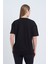 Kadın Oversize Baskılı T-Shirt Siyah Hot Tennis 5
