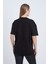 Kadın Oversize Baskılı T-Shirt Siyah California 5