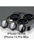 iphone 14 Pro ve 14 Promax Birebir Uyumlu Kamera Lens Koruyucu Cam Siyah 1