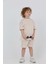 Çizgili Şort- Tişört Çocuk Alt Üst Takım 3