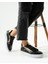 Flexicharm Kadin Hakiki Deri Bagcikli Siyah Rose Gold Sneaker 2