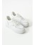 Jega Kadin Hakiki Deri Bagcikli Beyaz Sneaker 8