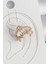Mulvxxmd XDN02 Pirinç Gold Renk Zirkon Taşlı Yıldız Model Kadın Kıkırdak Küpe (Mulvix) 2
