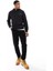 Small Linear Logo Print Hoodie Siyah Erkek Sweatshirt 3