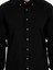 Erkek Siyah Slim Fit %100 Pamuk Oxford Gömlek 50270162-VR046 6