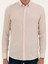 Erkek Pembe Regular Fit Yün Karışımlı Çizgili Gömlek 50272907-VR041 6
