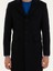 Erkek Lacivert Slim Fit Yün Karışımlı Palto 50279577-VR033 6