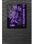 Mor Geometrik Modern 4 mm Temperli Kırılmaz Cam Tablo 1