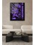 Mor Geometrik Modern 4 mm Temperli Kırılmaz Cam Tablo 2