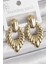 316 Çelik Gold Renk Işlemeli Motiif Model Kadın Küpe - TJ-BKP10528 1