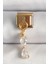 316L Çelik Gold Renk Sallantı Zirkon Taşlı Kurdele Model Nomination Charm - TJ-BC1351 1