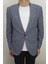 Moda Fistan Store Erkek Lacivert Italyan Kesim Dar Kalıp Tek Düğme Çift Yırtmaçlı Blazer Ceket 2