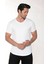 Erkek Geniş Yaka %100 Pamuk Salaş T-Shirt 2