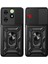 Tecno Spark 20C ile Uyumlu Kılıf Sürgülü Siyah Panther Yüzüklü Silikon Orijinal (Tecno Spark 20C ile Uyumlu, Sürgülü Siyah) 2