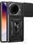Tecno Camon 30 Pro 5g ile Uyumlu Kılıf Sürgülü Siyah Panther Yüzüklü Silikon Orijinal (Tecno Camon 30 Pro 5g ile Uyumlu, Sürgülü Siyah) 1