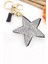 Gümüş Renk Taşlı Yıldız Anahtarlık ve Çanta Süsü 1