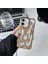 Apple iPhone 12 Uyumlu Kılıf Zebana Flame Silikon Kılıf Gold 1