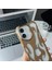 Apple iPhone 12 Uyumlu Kılıf Zebana Flame Silikon Kılıf Gold 2