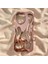 Apple iPhone 12 Uyumlu Kılıf Zebana Flame Silikon Kılıf Rose Gold 2